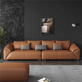 Collory Leatherite 4 Seater Sofa