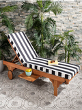 Zebra Lounge Chair in Yellow Pine