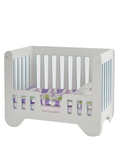 Buckland Crib in Blue with Daybed Railing