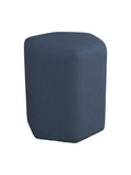 Stanley - Upholstered Oxford Blue Sofa Stool