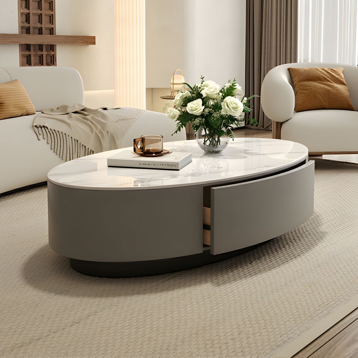 Oval Coffee Table