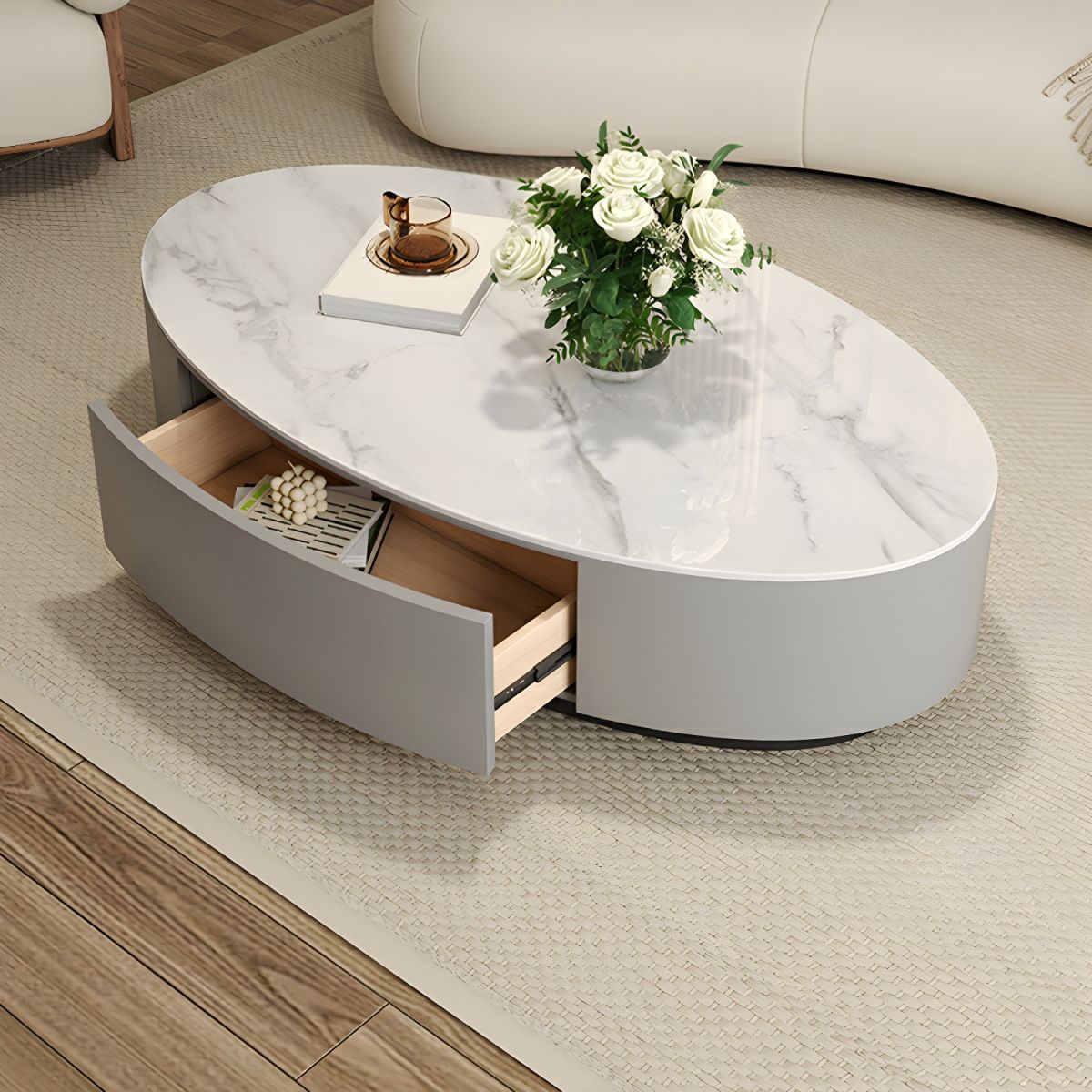 Oval Coffee Table