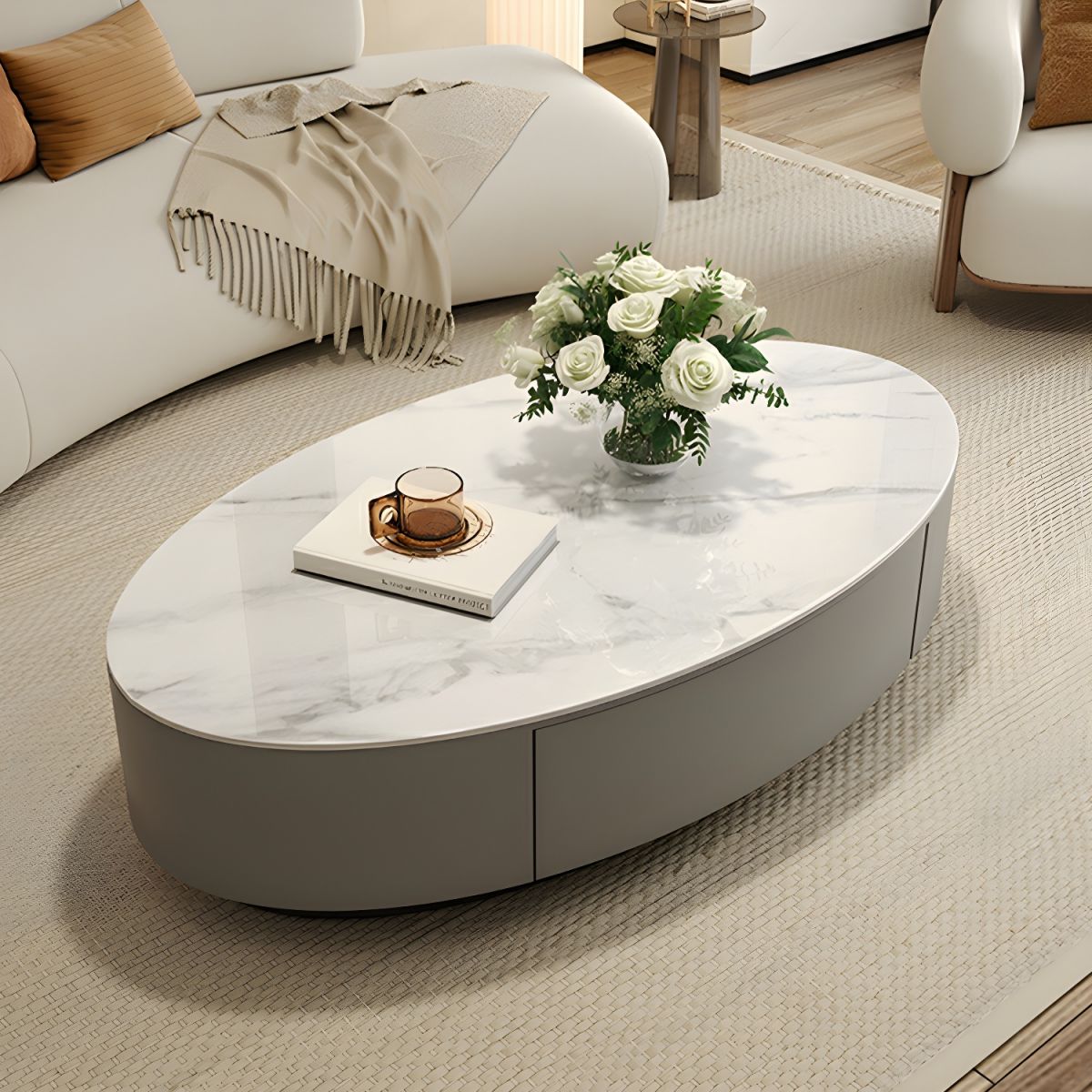 Oval Coffee Table