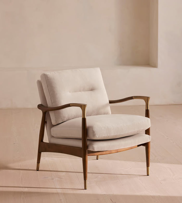 Theodore Armchair with footstool