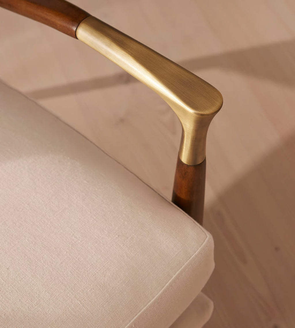 Theodore Armchair with footstool