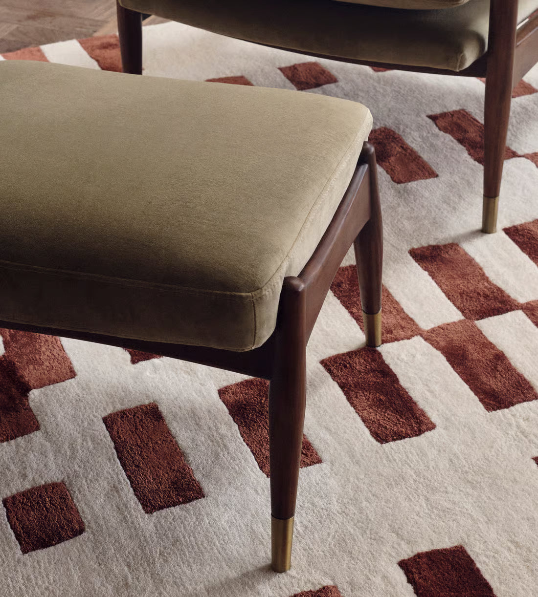 Theodore Armchair with footstool