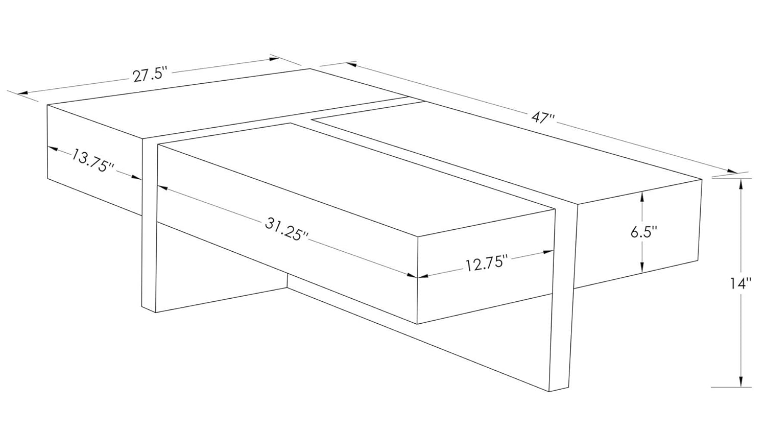 Micitoni coffee table