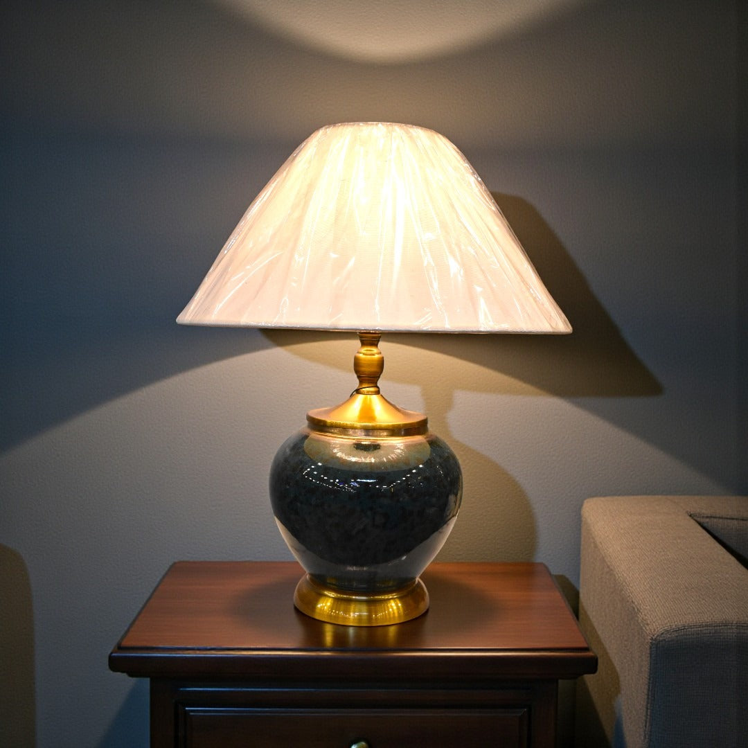 Luminous Grace Table Lamp Pair