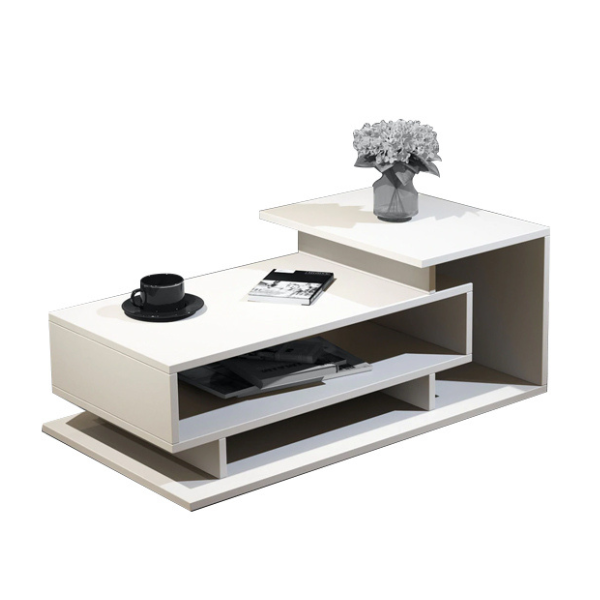 Erica Coffee Table In Frosty White Colour
