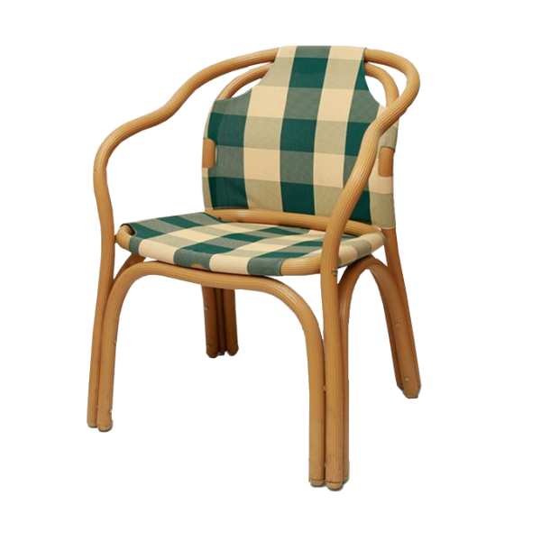 Faulkner Check Seating - Brown and Green