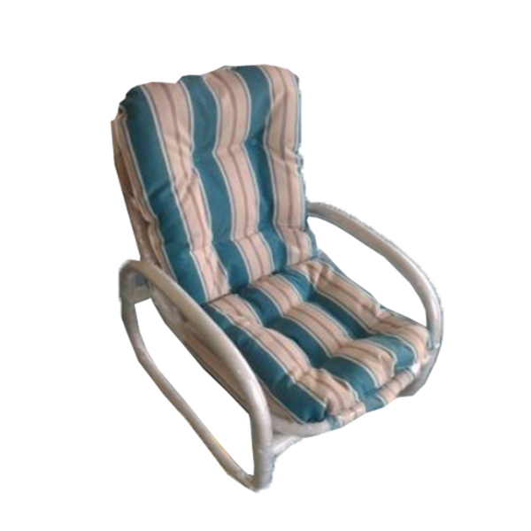 Deovilee Outdoor Chair - Blue and White