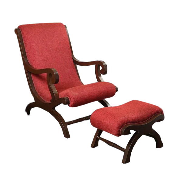 Calla Lounge Chair with Footrest