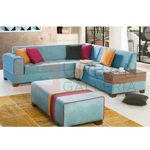 Beryl Sectional Sofa With Centre Table