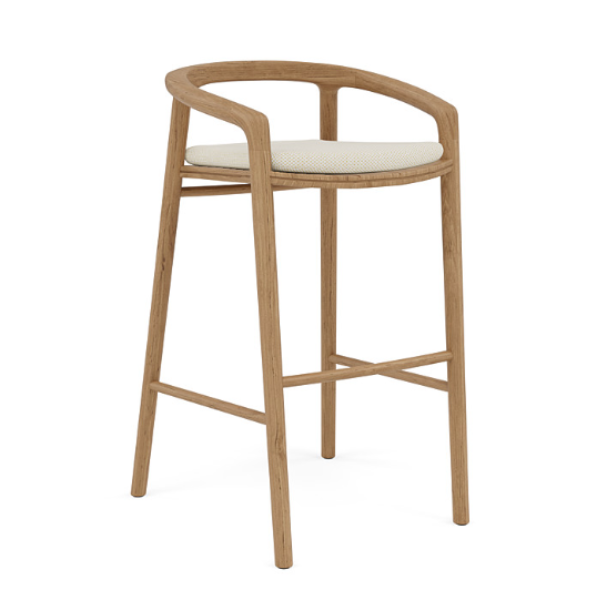 Charlotte Wooden Bar Stool