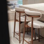 Margaret Wooden Bar Stool