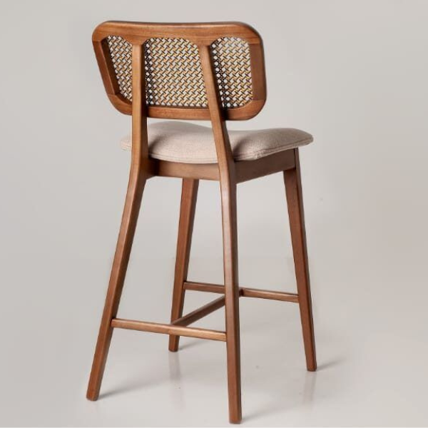 Margot Wooden Bar Stool