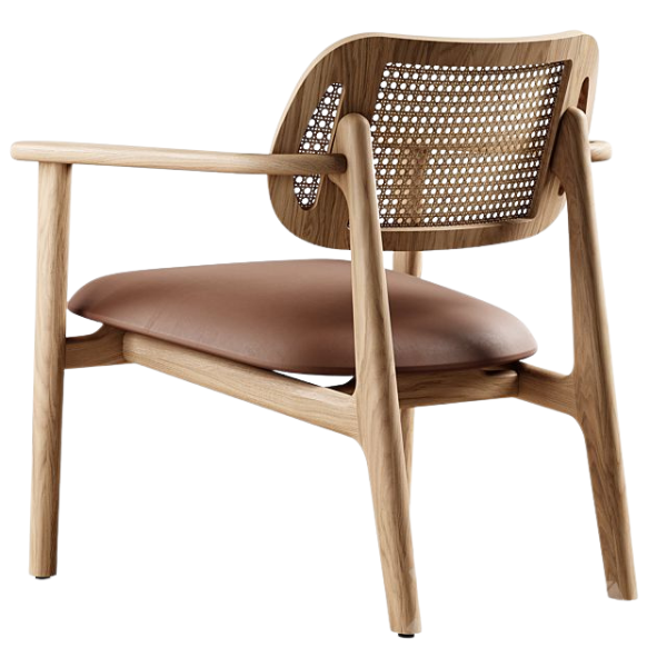 Fenric Cane Lounge Chair
