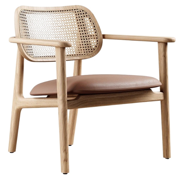 Fenric Cane Lounge Chair
