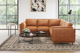 Xynder Sectional Sofa Leatheriate