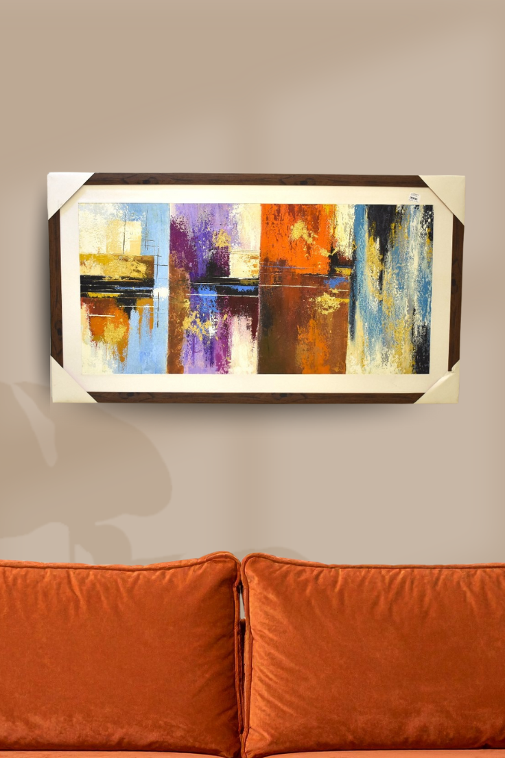 Fragmented Calm Oil Painting