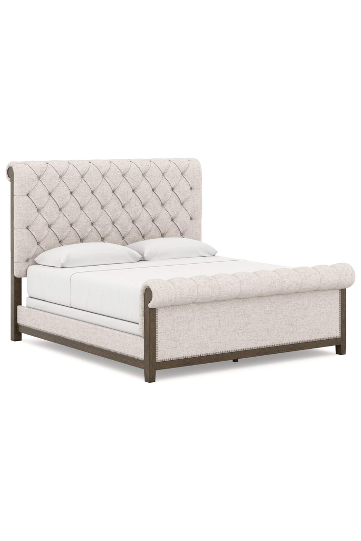 Keyline Upholstered Double Bed