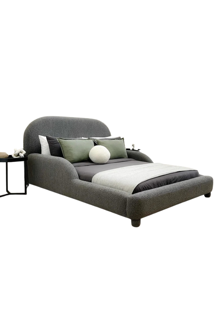 Lotyem Upholstered  Bed in Boucle