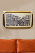 City Shadows Oil Painting