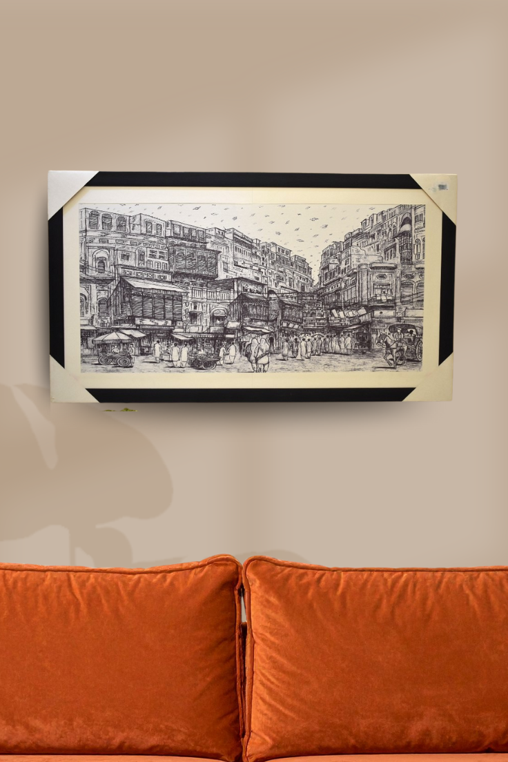 Modern Echo Oil Painting