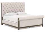 Keyline Upholstered Double Bed