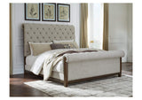 Keyline Upholstered Double Bed