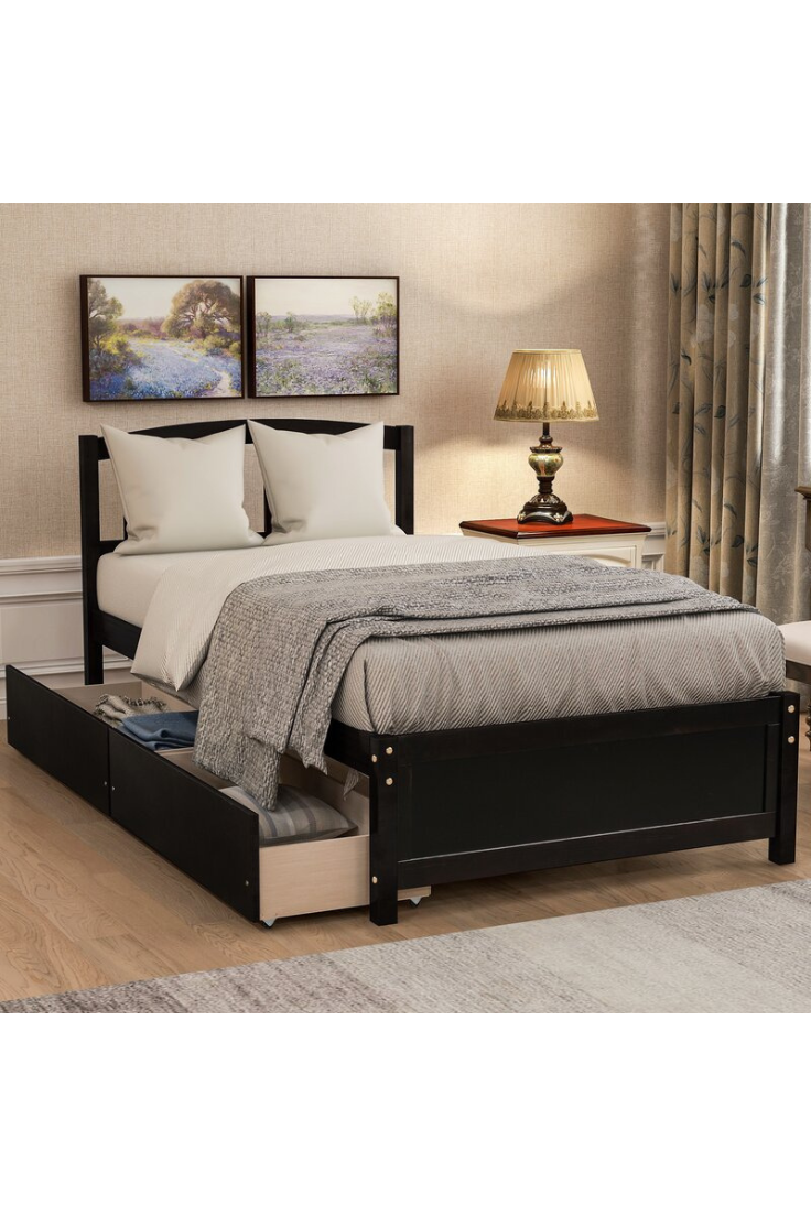 Aldrich Single Bed with Storage