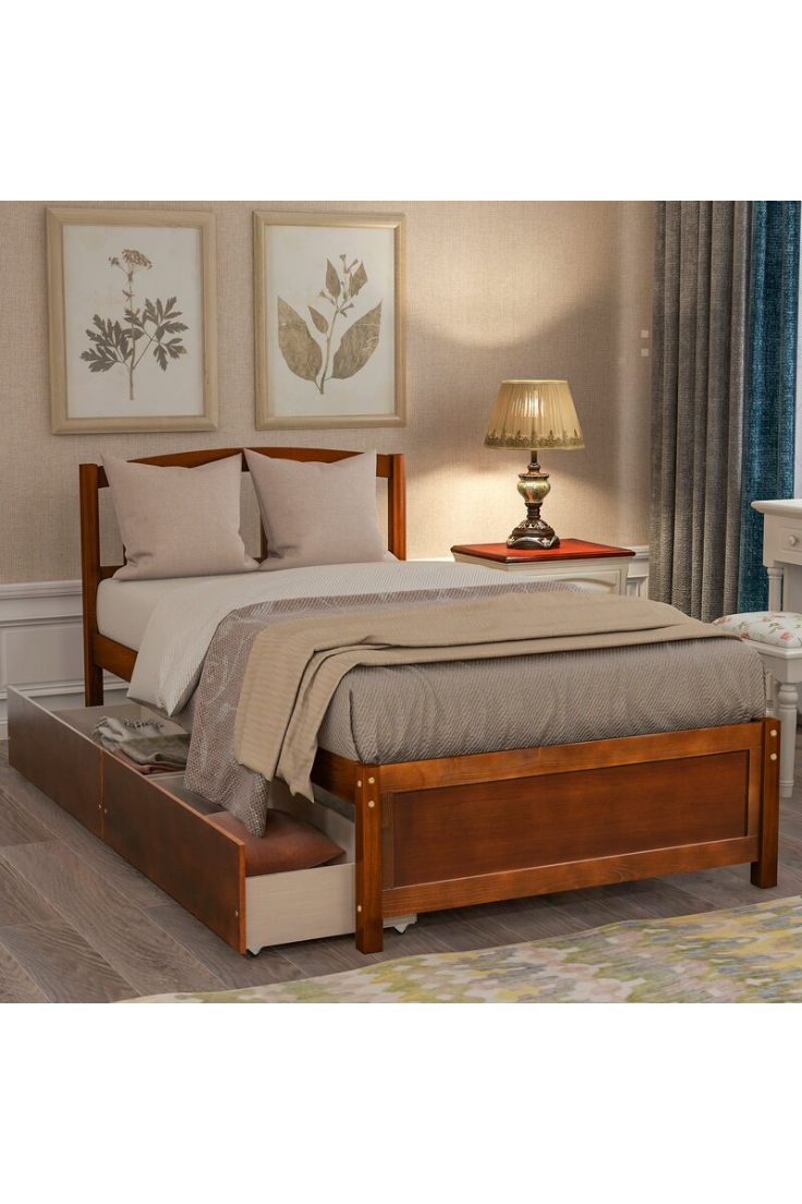 Aldrich Single Bed with Storage