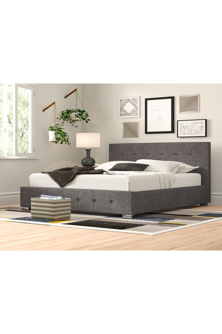 Romola Upholstered Double Bed
