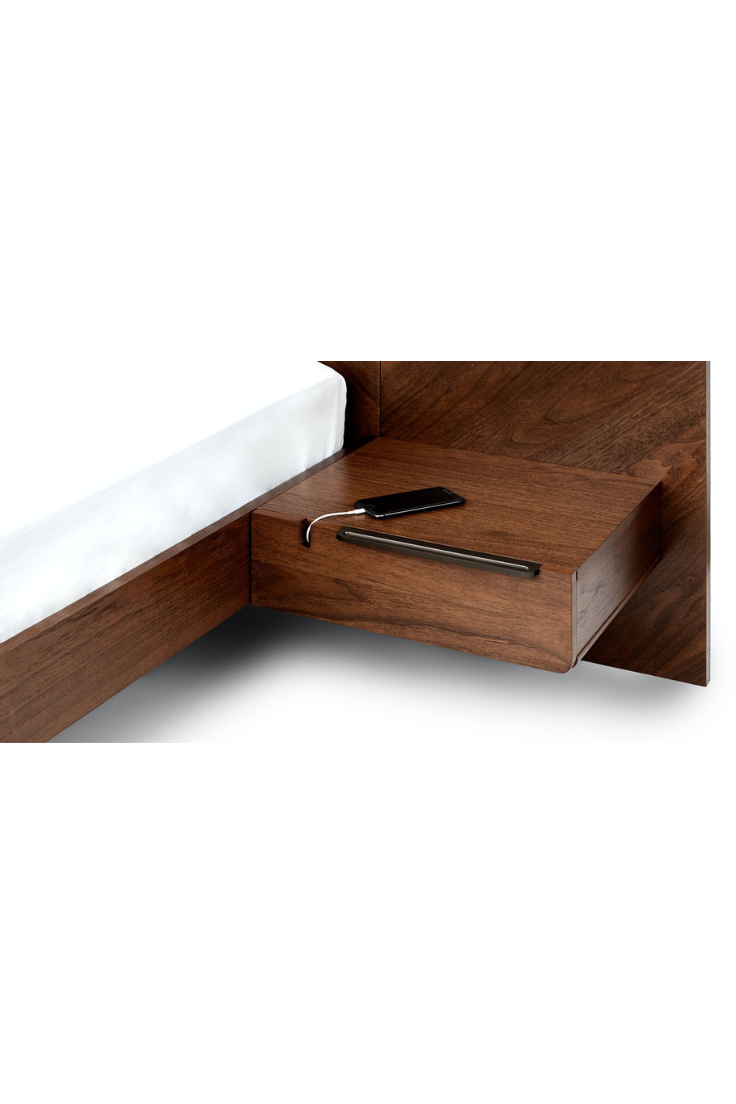 Avey Double Bed With Side Tables