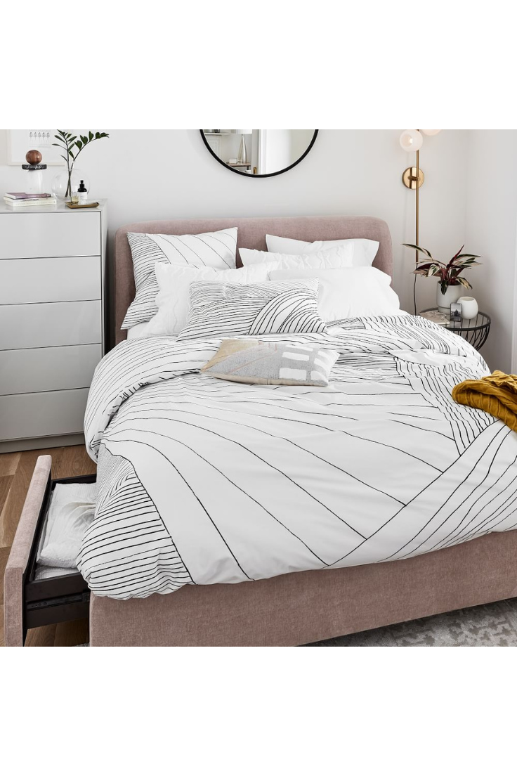 Willow Upholstered Bed with Storage