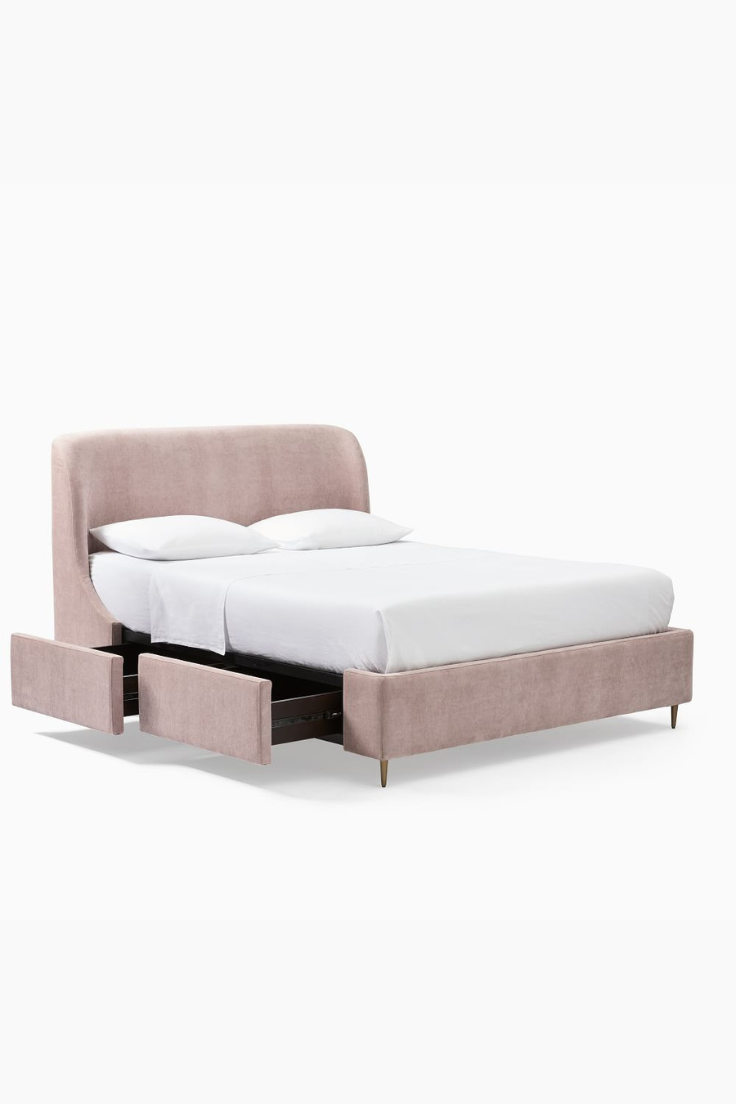 Willow Upholstered Bed with Storage