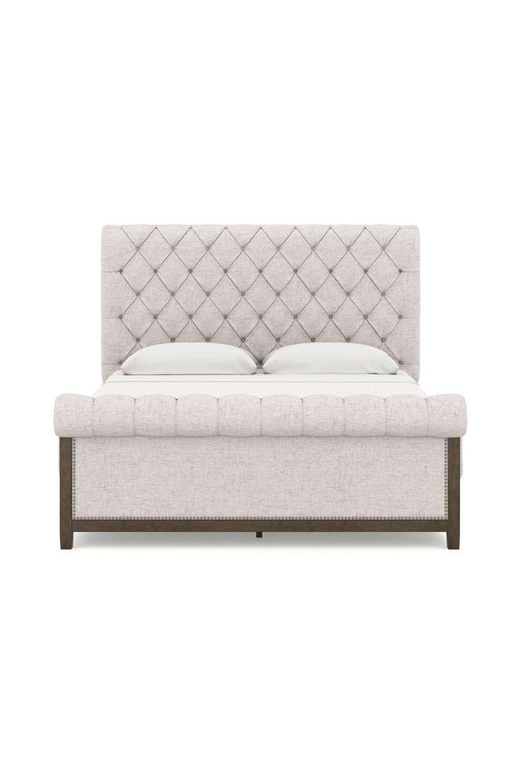 Keyline Upholstered Double Bed