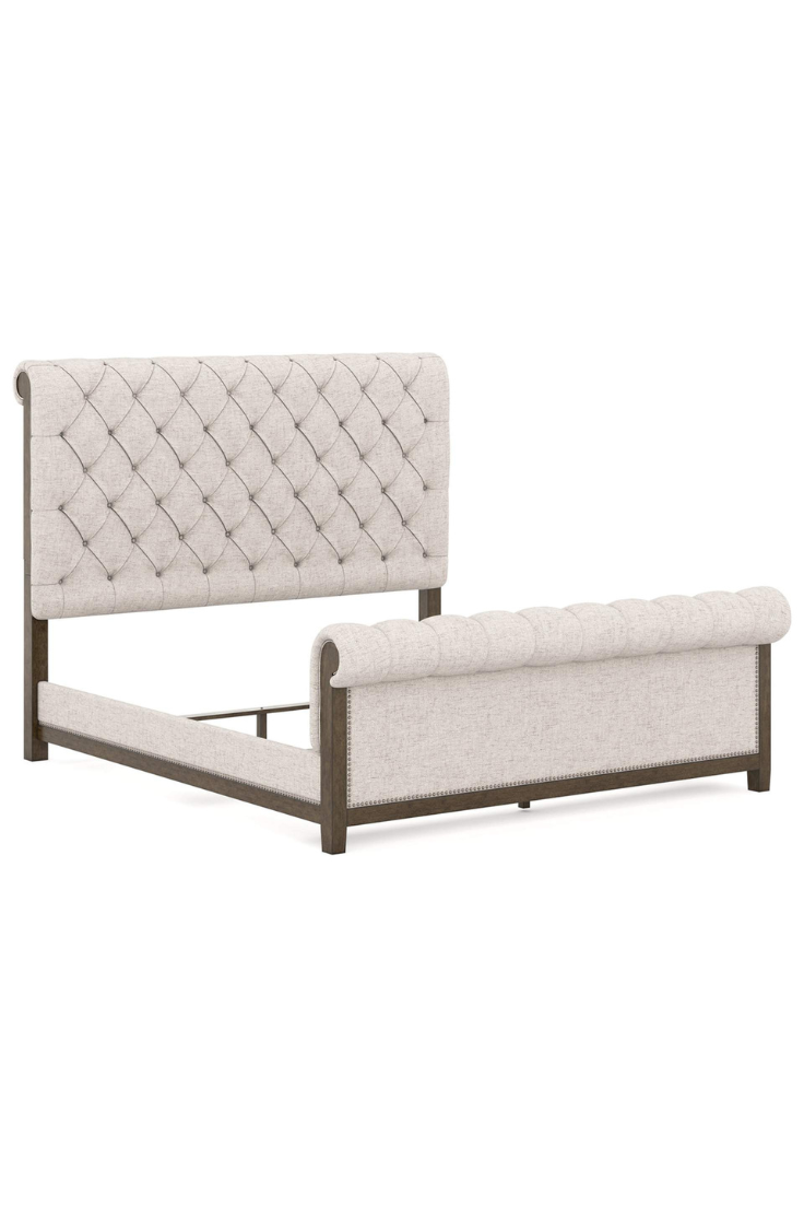 Keyline Upholstered Double Bed