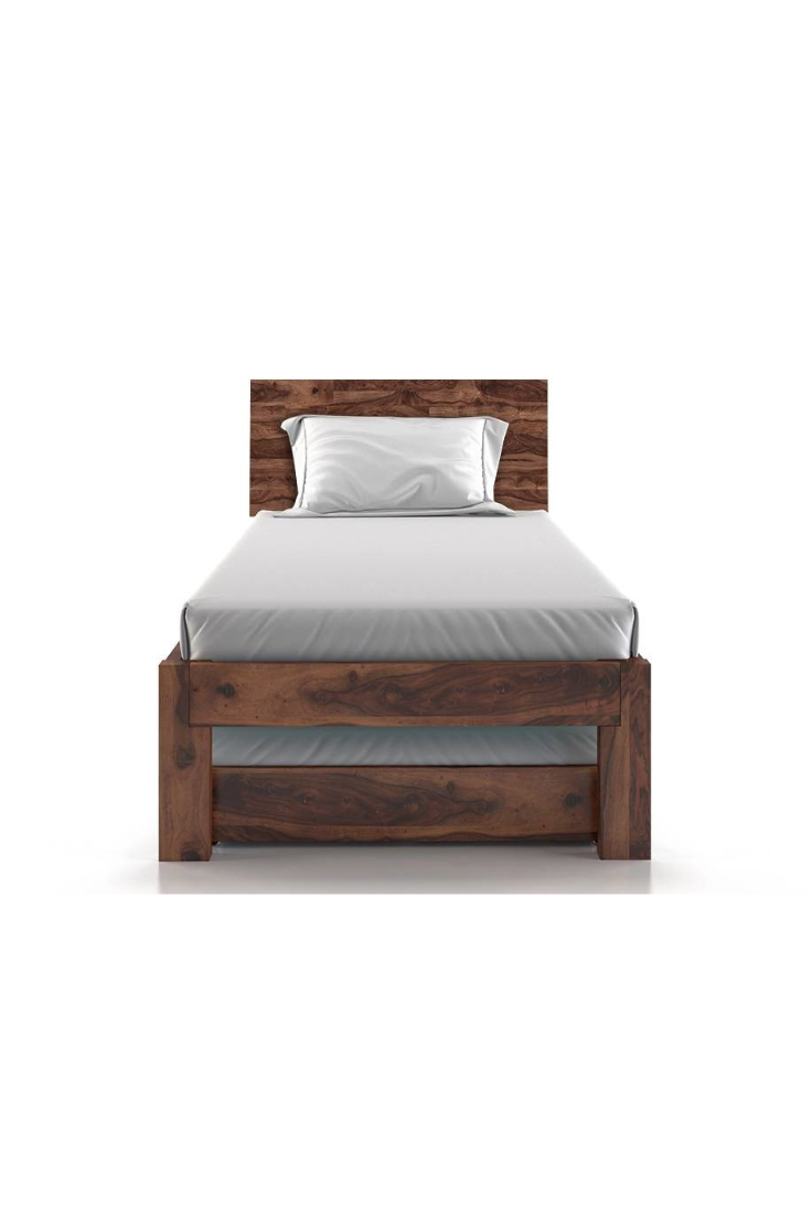 Cortes Single Bed in Pure Wood