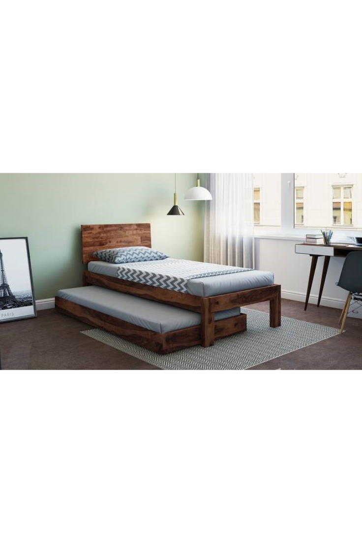 Cortes Single Bed in Pure Wood