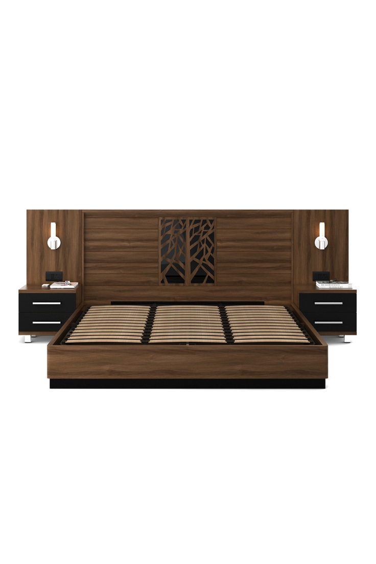 Millgrove Double Bed with Side Tables