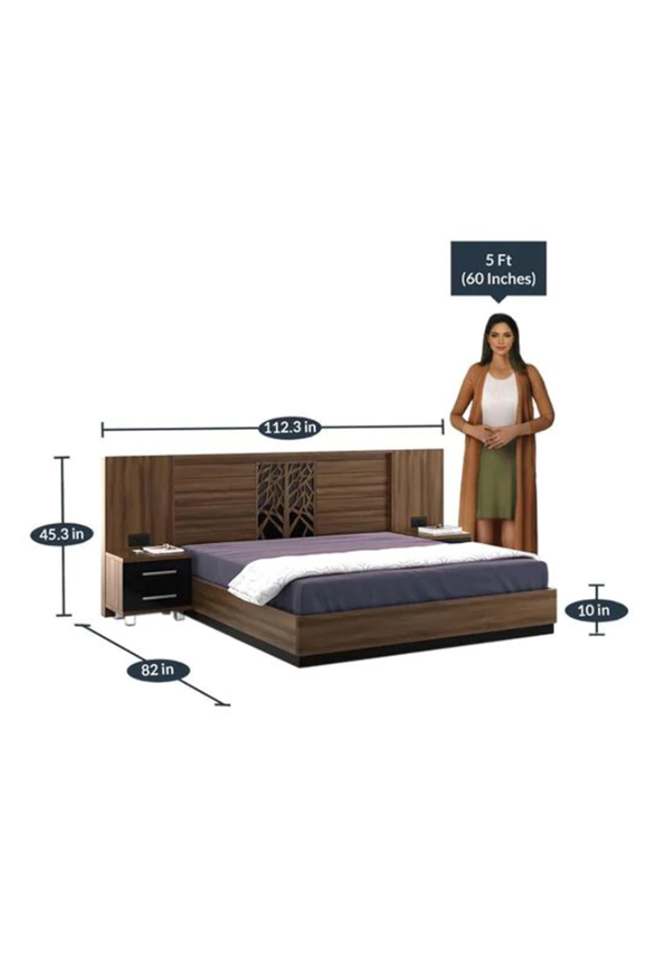 Millgrove Double Bed with Side Tables