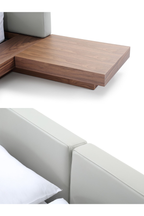 Brisk Double Bed with side Tables