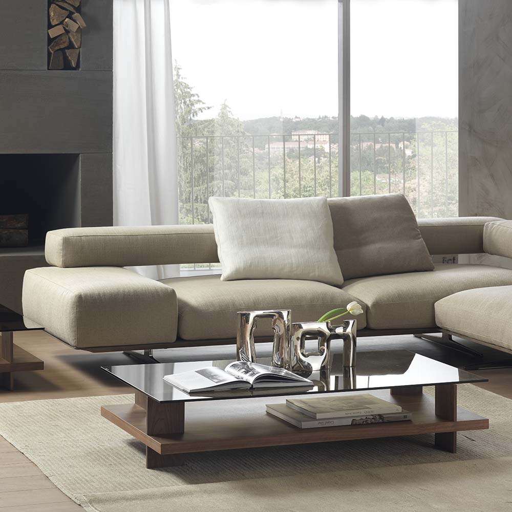 Caricara Glass Coffee Table