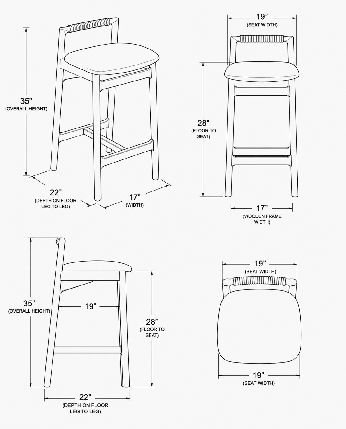 Mirello Bar Stool