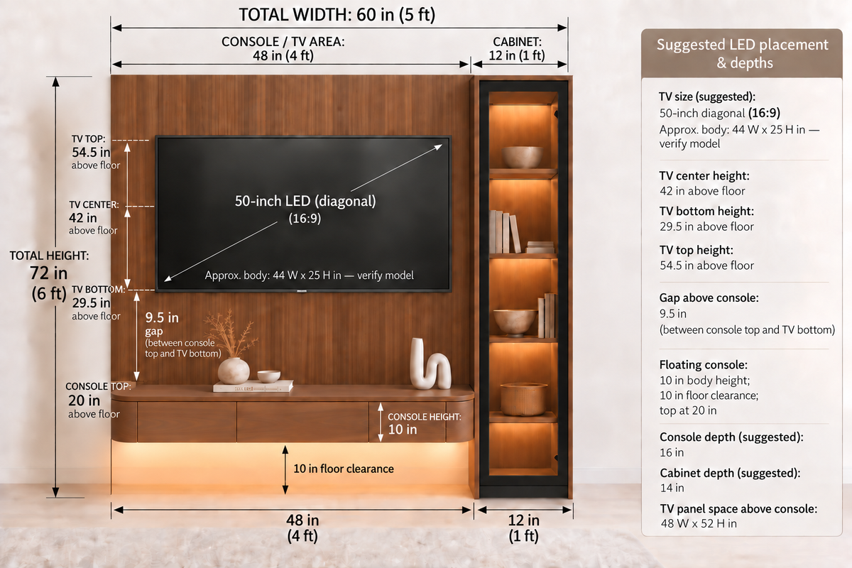 Solem media wall