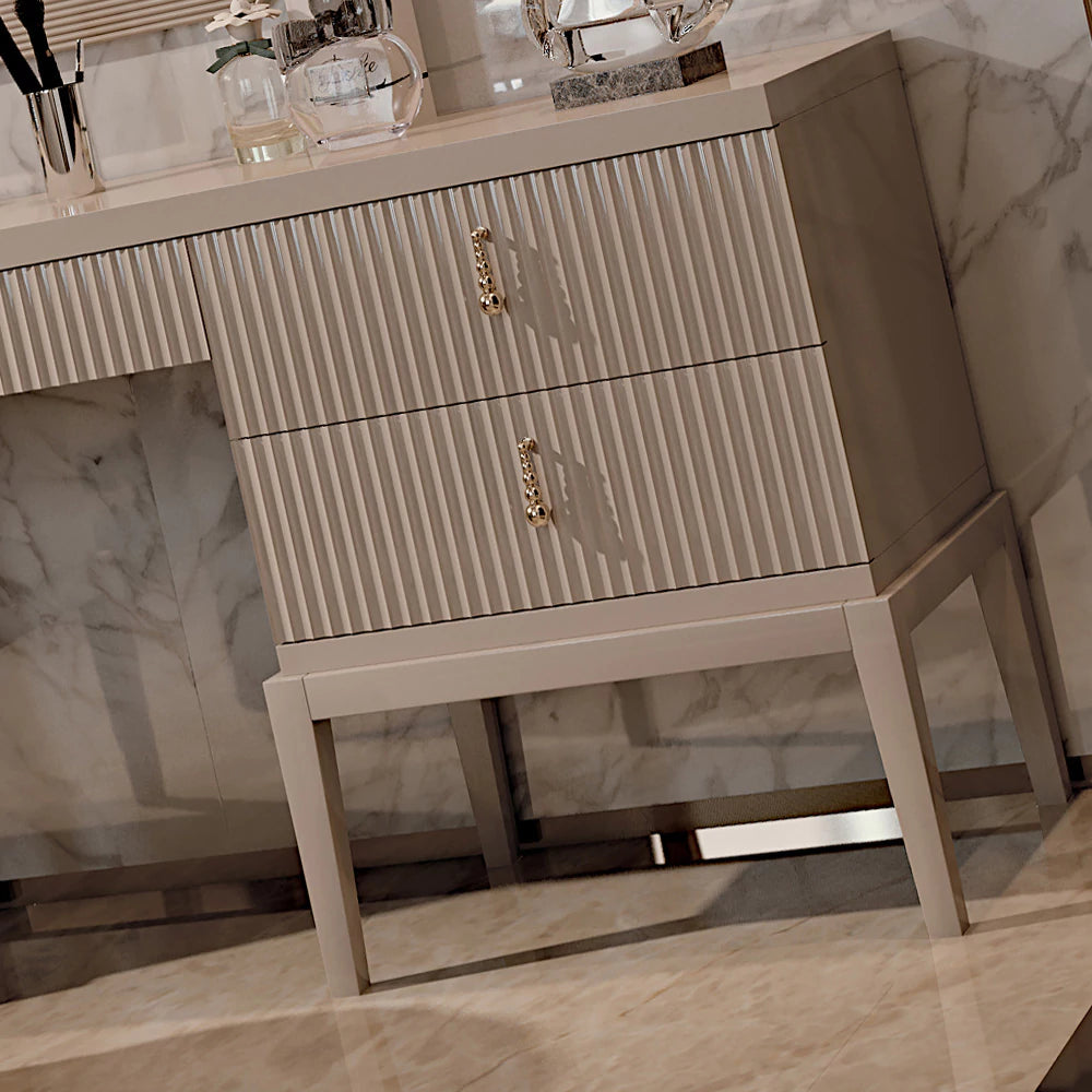 Luxury 5 Drawer Deco Dresser Set