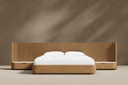 Velvora Panel Bed Set