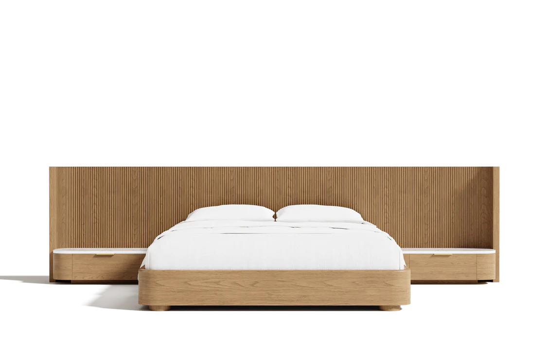 Velvora Panel Bed Set