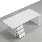 Alberro White Exective Table